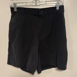 VRST Black Men's Shorts Button Closure